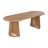 Larry Outdoor 4-Person Acacia Wood Dining Set With PE Rattan Chairs & Pedestal Table-128838053-128838050