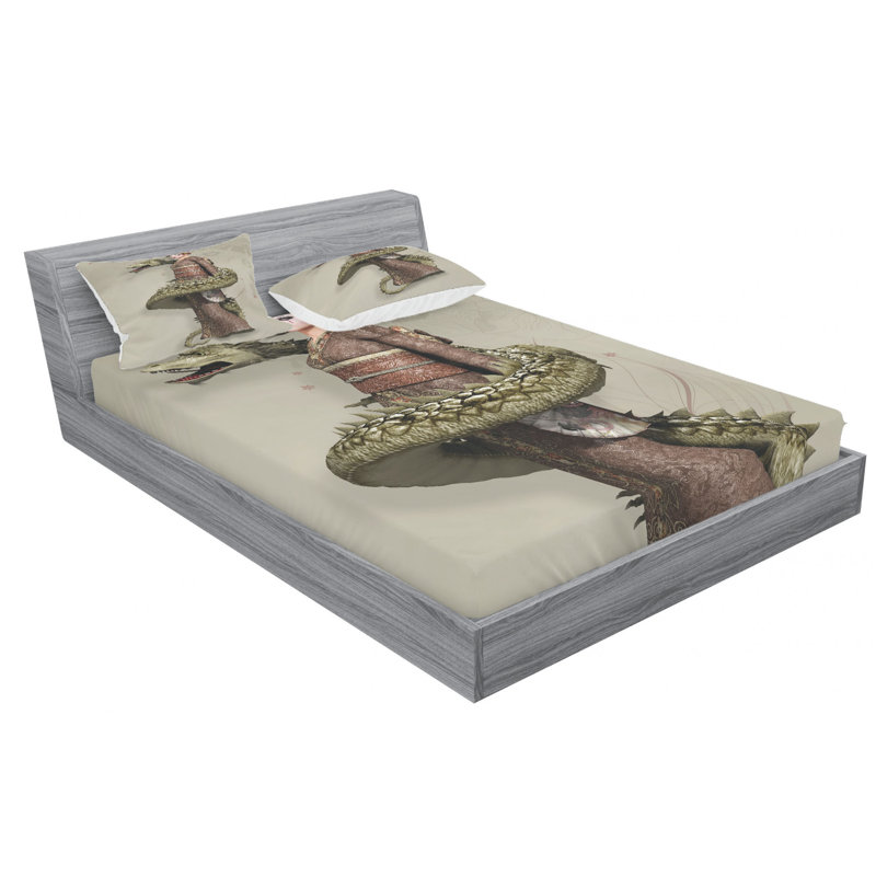 Microfiber Sheet Set, Queen Sheet Set with Fitted Sheet