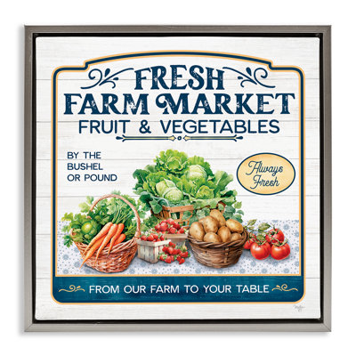 "Fresh Farm Market", art mural encadré par Mollie B.