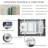 43.3'' X 27.5'' Rectangle Freestanding Soaking Acrylic Bathtub Without Seat