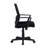 Ergonomic Breathable Mesh Chair For Work, Lumbar Support, Minimalist Look, 20.53 Lb Weight Comfortable Mid - Back Office Chair, Weight, Black