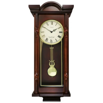 Solid + Manufactured Wood Wall Clock