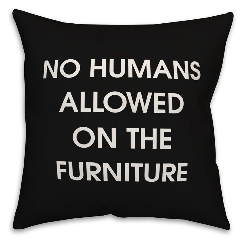  Coussin décoratif No Humans Permit