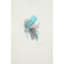 Turquoise Graphite Framed Painting