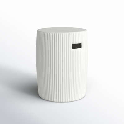 Lionel 15'' Concrete Outdoor Side Table