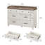 Commode double l 47 po