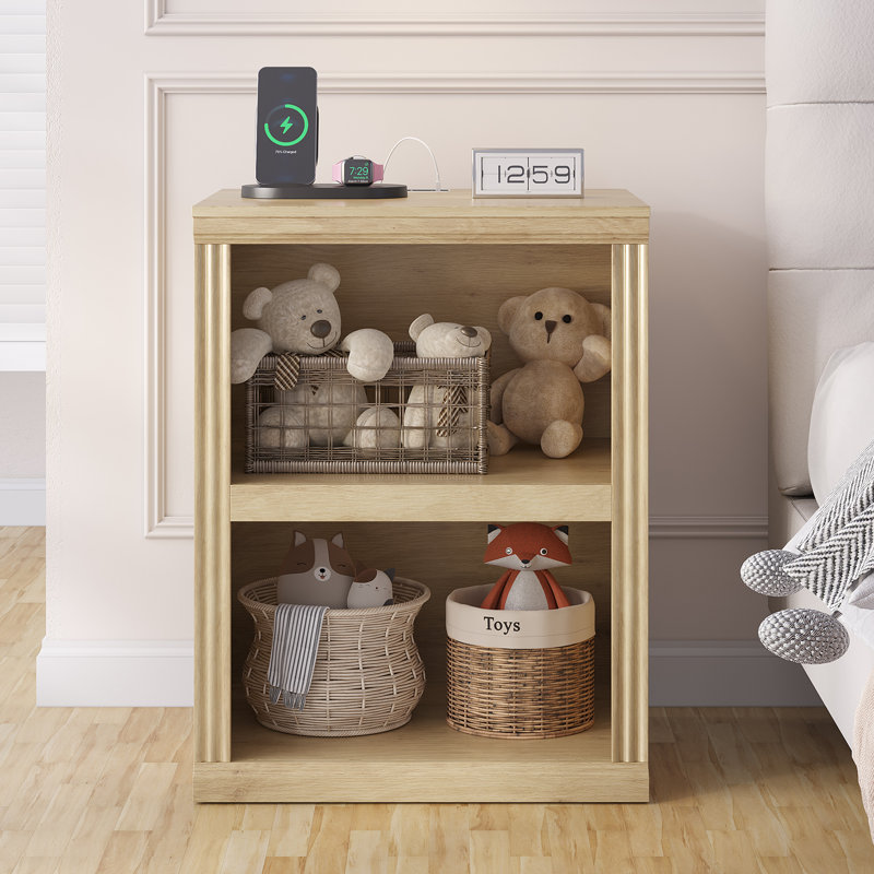65 cm H x 50 cm W Bookcase, Oak