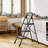 3 Step Ladder, Sturdy Steel Portable Ladder with Anti-Slip Wide Pedals, Folding Step Stool,Library Ladder,Decorative Kitchen Step Ladder