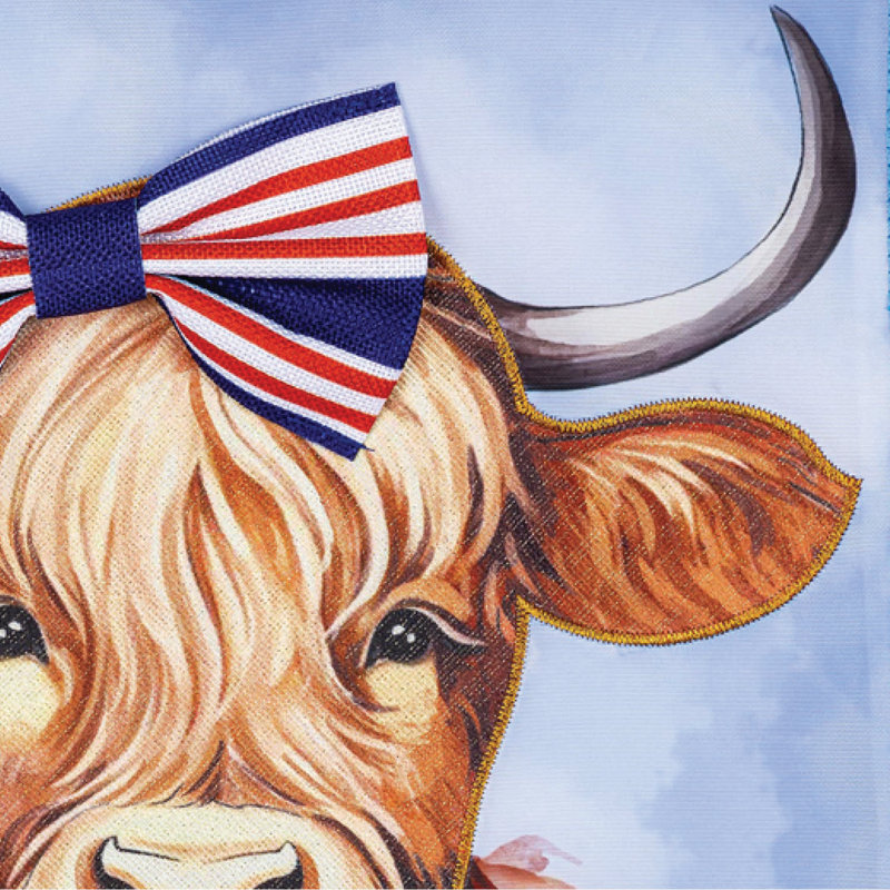 Drapeau de jardin patriotique Highland