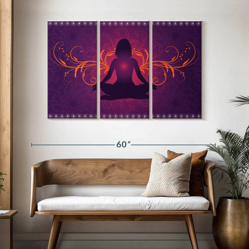 Chakra Kerrick Yoga, H 32 po x l 50 po