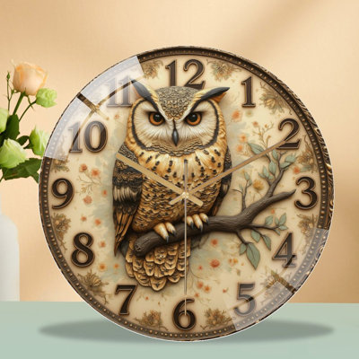 Horloge murale décorative 12 po