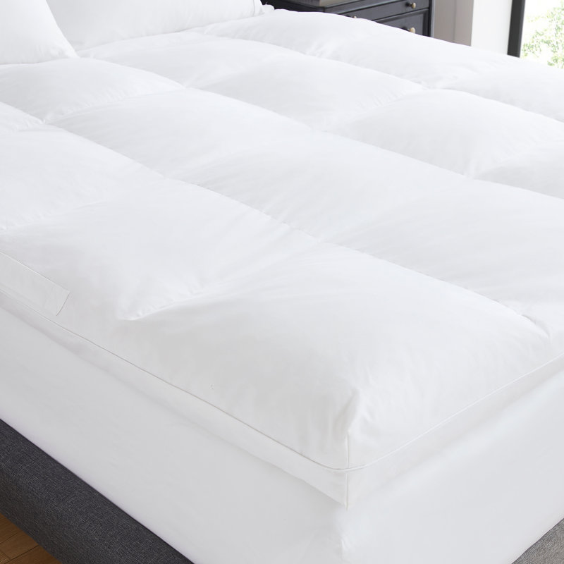 Feather Bed with Handles (Hypoallergenic) 3" Mattress Topper, King