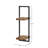 Stiltner 10" Wide Metal Frame 2-Tiered Wall Shelf