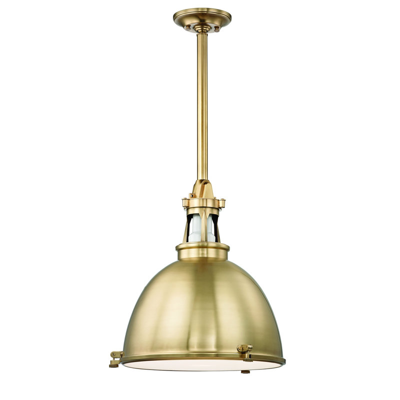 Massena 1 - Light Single Pendant, Aged Brass