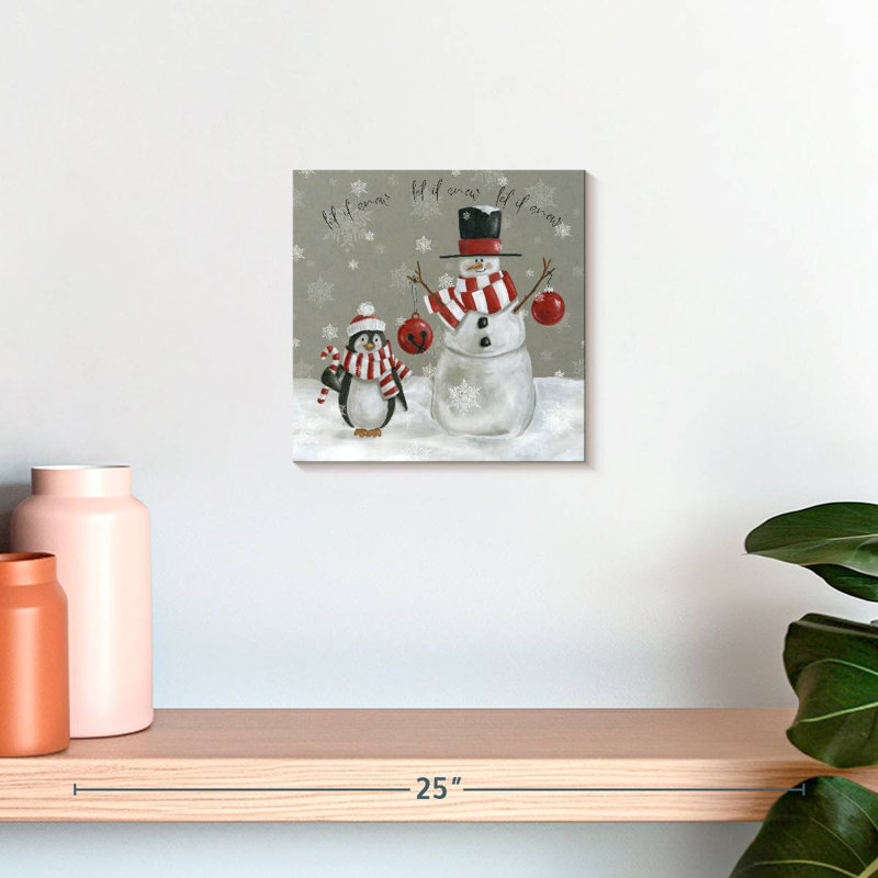 Pingouins de neige Lelend «Let It Snow», H 10 po x l 10 po