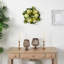 Faux Hydrangea Plastic 22'' Wreath