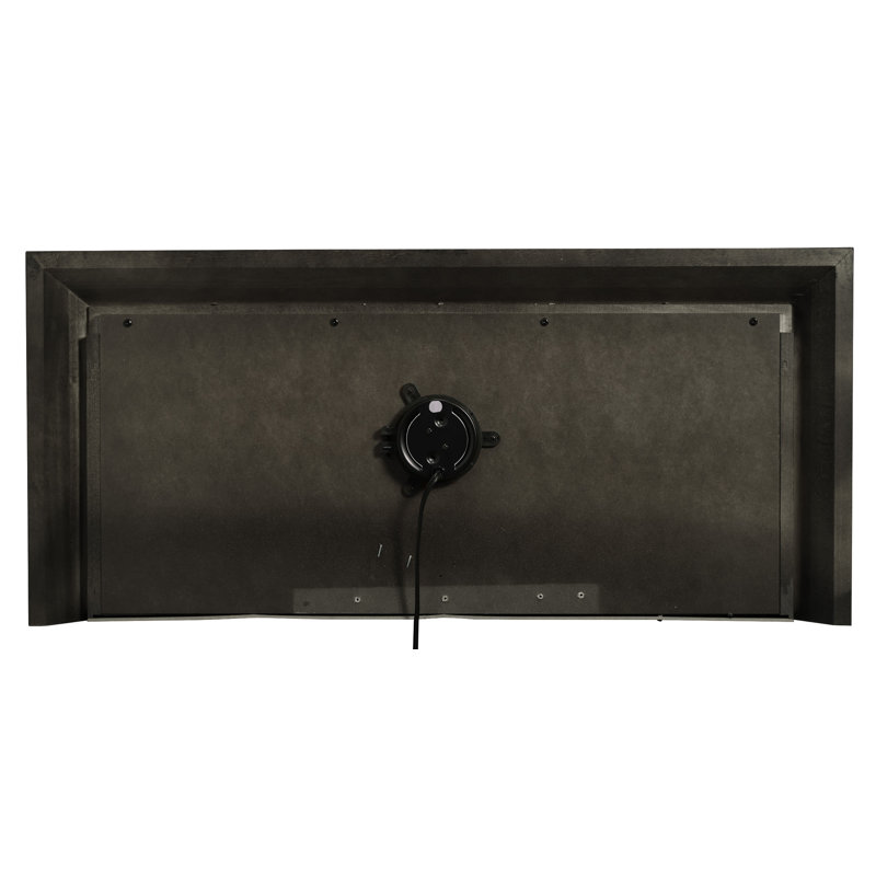 Brigid Lighted Curio Cabinet, Black Satin