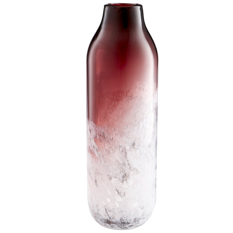 Perdita Glass Table Vase, 17.75" H x 6" W x 6" D