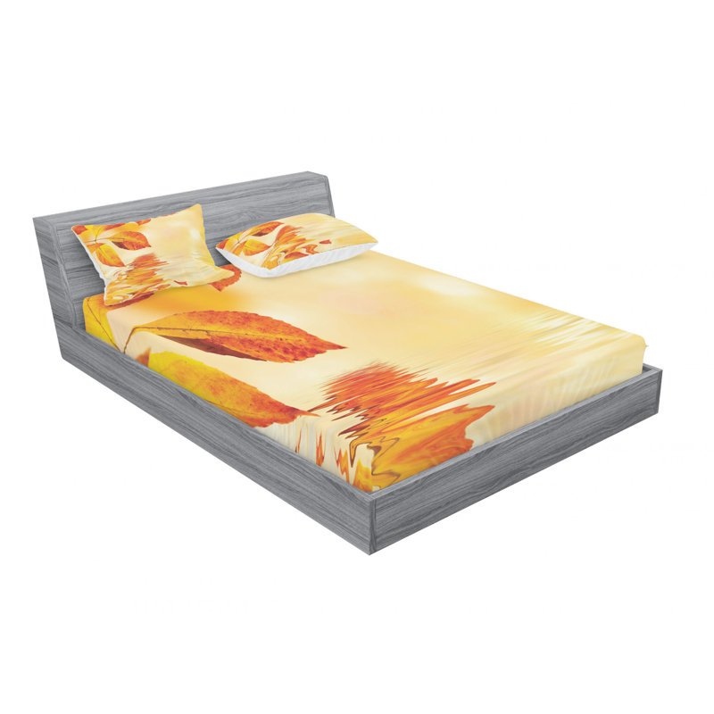 Microfiber Sheet Set, Queen Sheet Set with Fitted Sheet