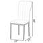 Chaise parsons capitonnée en velours-2024257702