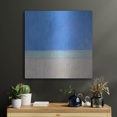  'Wintergreen Sea 2' by Carol Young Metal Wall Art, 24" x 24"