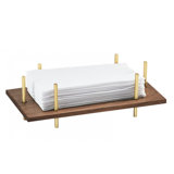 Mid-Century 10" X 5 1/2" X 3 1/2" Napkin Holder with Frame