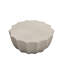Table basse imperméable 35,43 po moderne pour l'extérieur et l'intérieur, conception en ciment Mgo durable, convient aux terrasses, jardins, arrière-cours et salons (blanc)-431468748