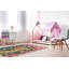 Tapis pour chambre d'enfant à face d'animaux hérisson rose-444404271