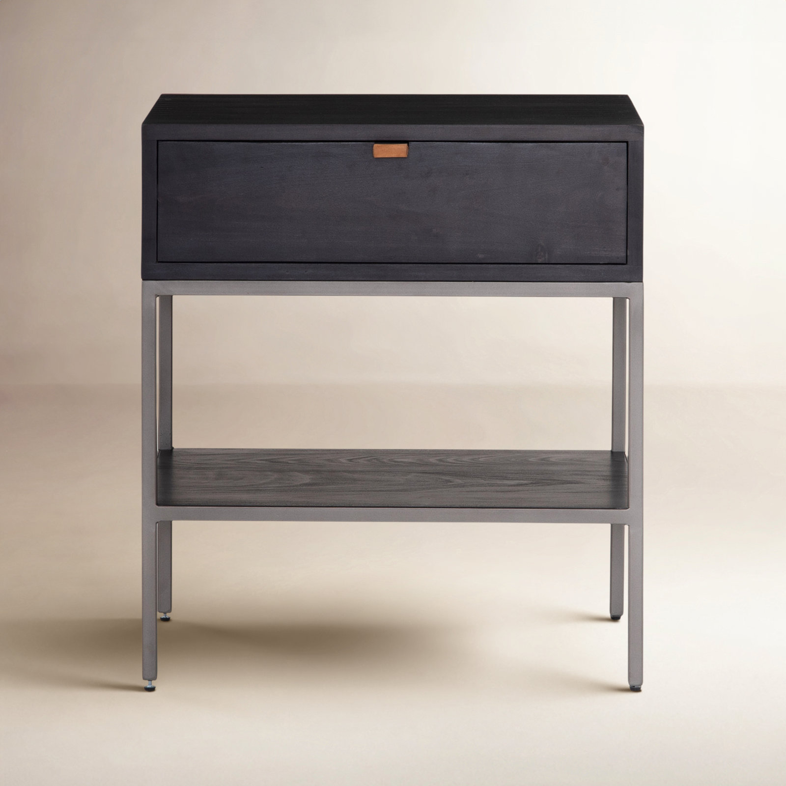 Loki 1 - Drawer Nightstand, Black Wash