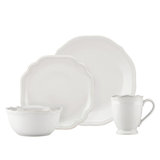 Lenox French Perle Bead 4 Piece Place Setting, Service for 1