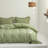 Linen Ruffled Duvet Cover Set-719712753-696302582