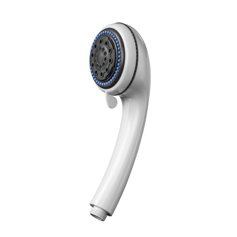 Massage/Jet Handheld Shower Head, White