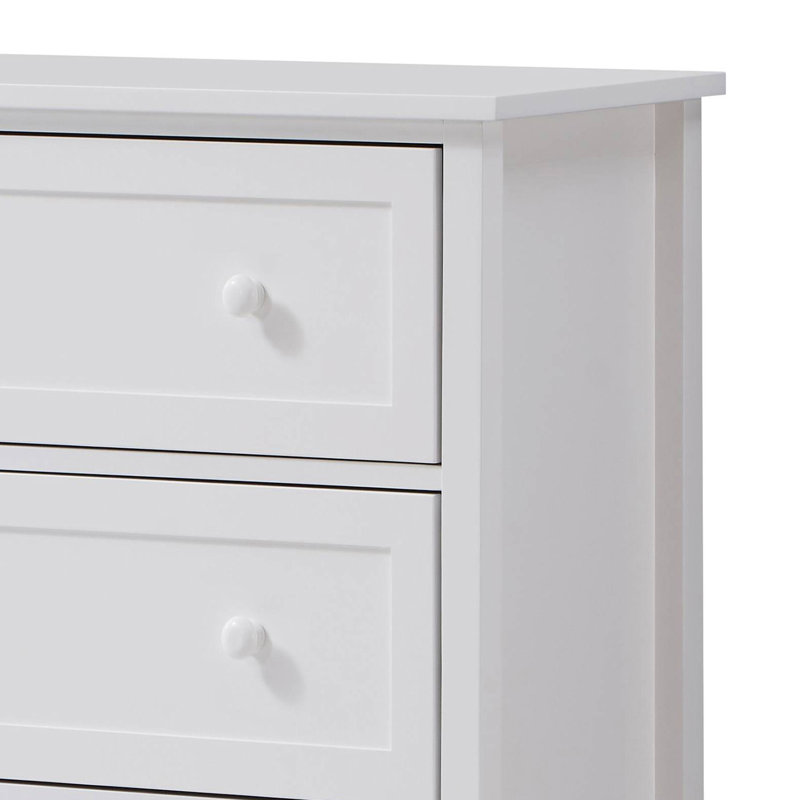 Bailey White 4-drawer Chest