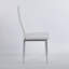 Ensemble de 4 chaises, pieds chromés-311201068