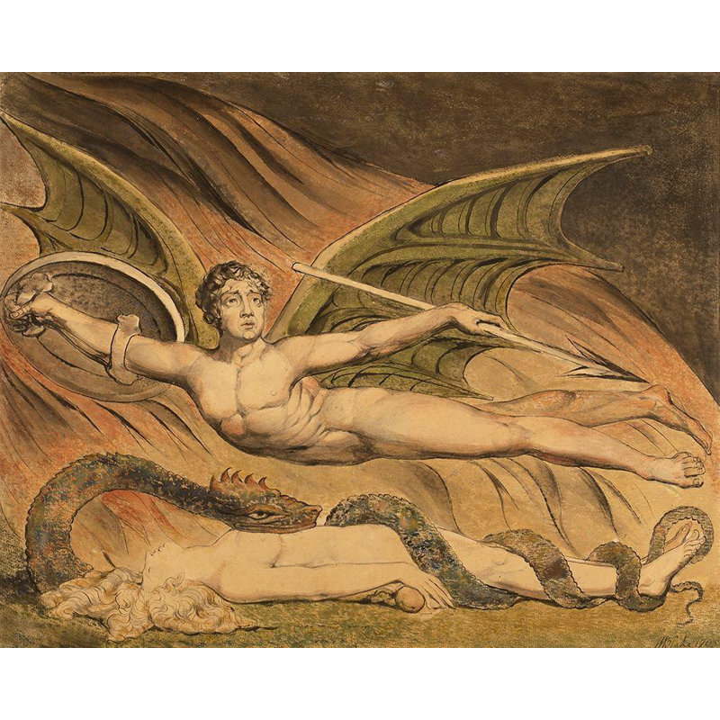 "Canora Gray Blake", galerie d'art sur toile tendue William: Exulting over Eve, H 36 po x l 44 po