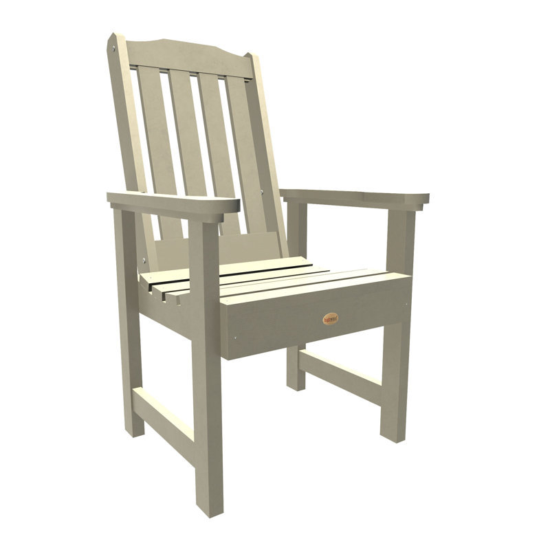 Chaise de patio Arbnora, Blanc délavé