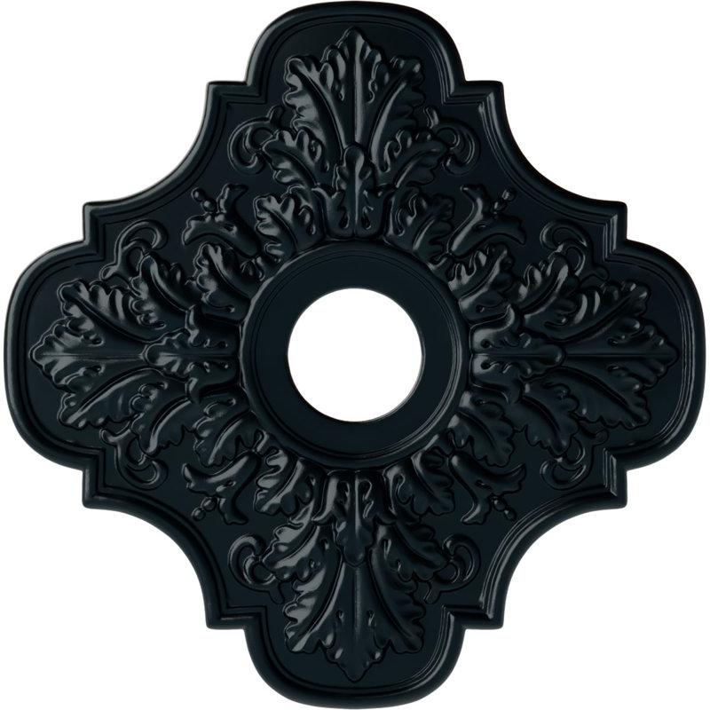Médaillon de plafond H 17,75 po x l 17,75 po x P 1 po Peralta, Belladone