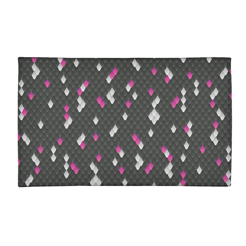 Chenille Geometric Indoor Rug, Rectangle 3' x 5'