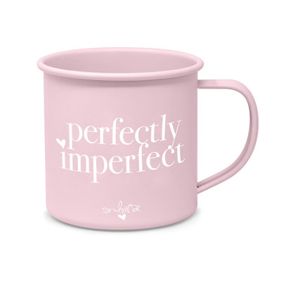 Powder-coated Metal Coffee Mug