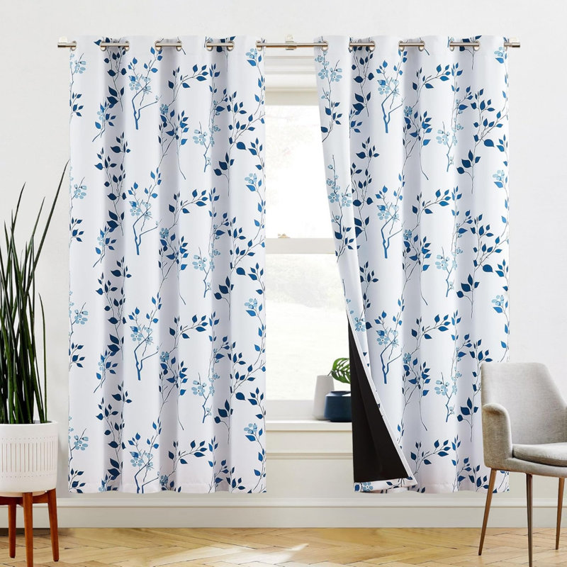 Blackout Curtain Panel Pair, Blue