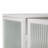 Contemporary Sideboard with Fluted Glass Wall-Mounted Design for Efficient Storage and Modern Aesthetics