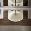 Cimarron® 26.81" Vitreous China U-Shape Pedestal Bathroom Sink with Overflow-10940876-19195628