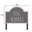 Wisconsin Special 3-Line Wall Address Plaque-1929232776-1929232777