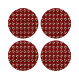 Glass Beads Round Beaded Placemats