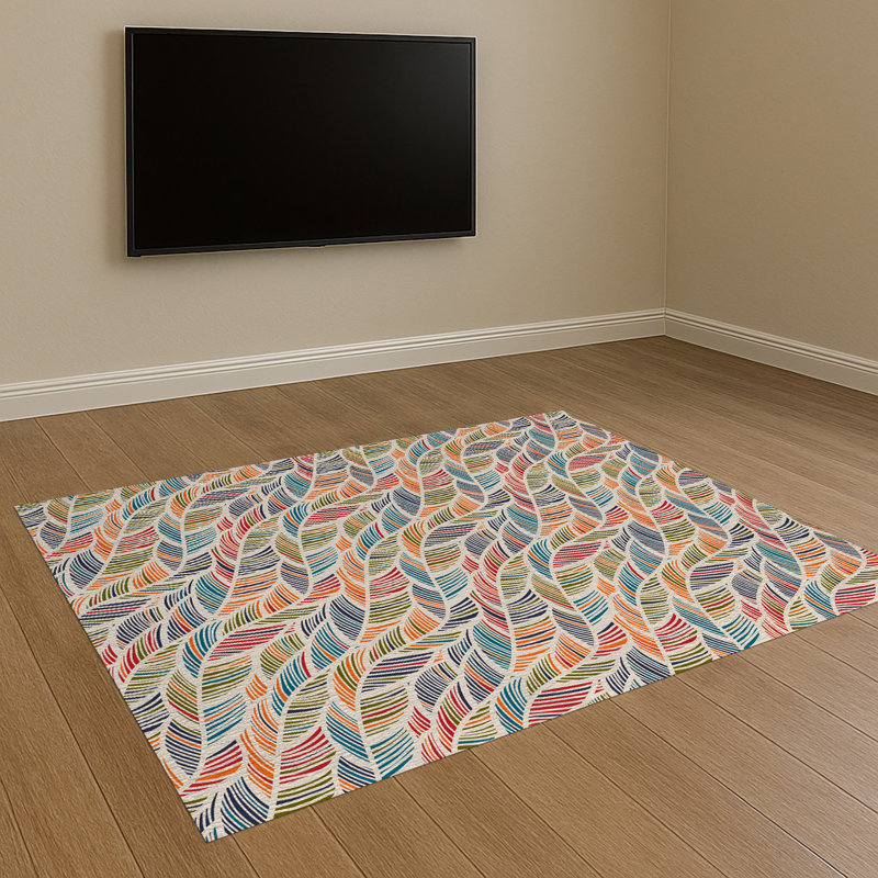 Abstract Area Rug, Rectangle 90 x 150 cm