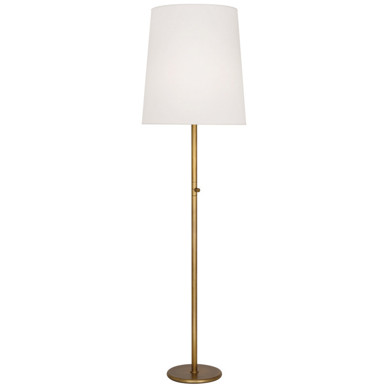 Lampe sur pied 79,5 po Rico Espinet Buster, Laiton vieilli, Fondine