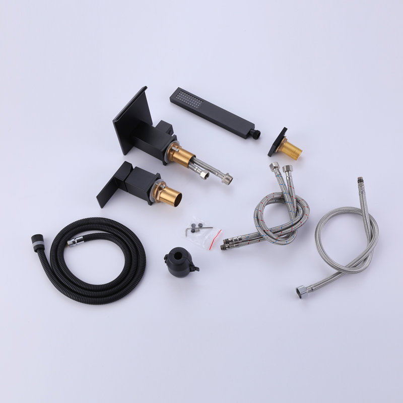 1 Handle Deck Waterfall Faucet with Diverter