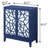 Breckenridge Blue 2-Door Console Table