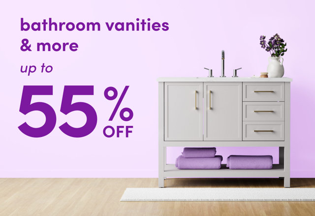 deals on bathroom vanities & more