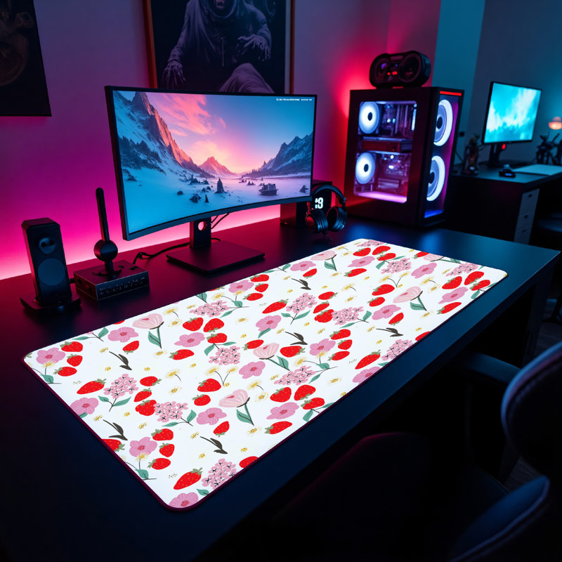Polyester Desk Pad, 14.4x12.1